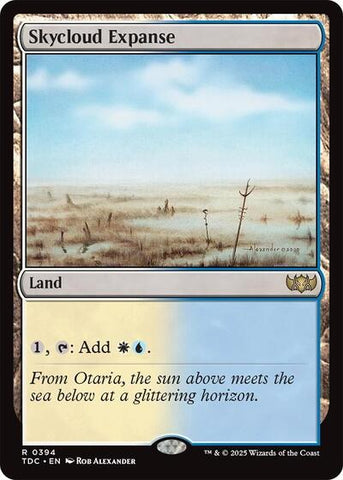 Skycloud Expanse (Commander: Tarkir: Dragonstorm) Near Mint