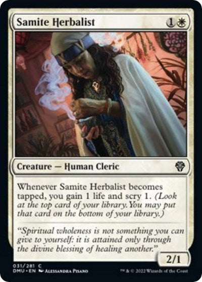 Samite Herbalist (Dominaria United) Near Mint Foil
