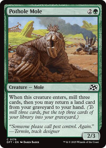 Pothole Mole (Aetherdrift) Near Mint Foil