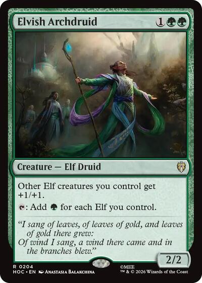 Elvish Archdruid (The Hobbit: Eternal-Legal) Near Mint