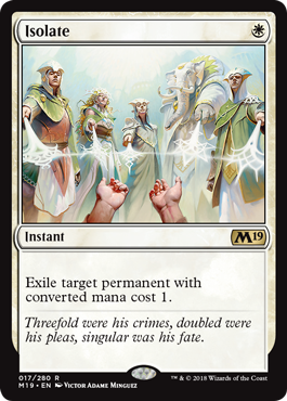 Isolate (Magic 2019 Core Set) Near Mint