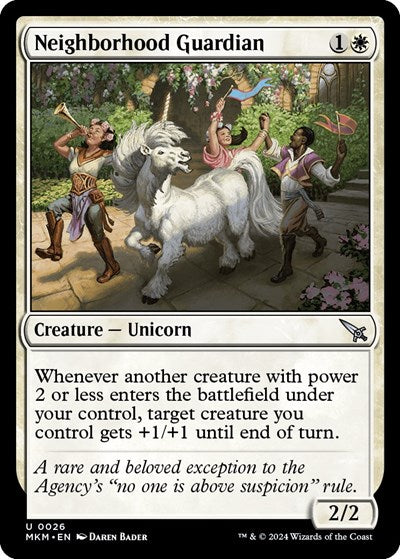 Neighborhood Guardian (Murders at Karlov Manor) Near Mint Foil