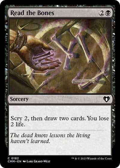 Read the Bones (Commander Masters) Near Mint Foil