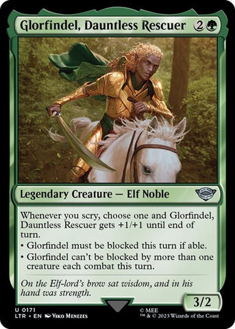 Glorfindel, Dauntless Rescuer (Universes Beyond: The Lord of the Rings: Tales of Middle-earth) Near Mint Foil