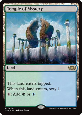Temple of Mystery (Commander: Tarkir: Dragonstorm) Near Mint