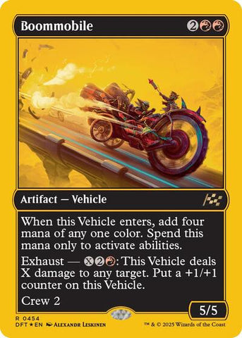 Boommobile (First-Place Foil) (Aetherdrift) Near Mint Foil