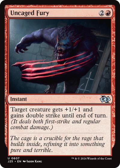 Uncaged Fury (Foundations Jumpstart) Near Mint