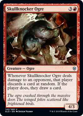 Skullknocker Ogre (Throne of Eldraine) Near Mint Foil