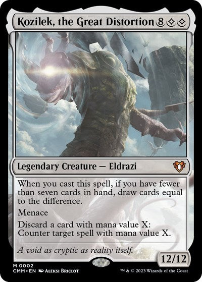 Kozilek, the Great Distortion (Commander Masters) Near Mint