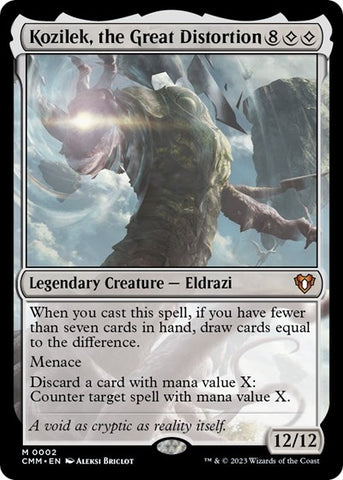 Kozilek, the Great Distortion (Commander Masters) Near Mint
