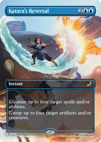 Katara's Reversal (Borderless) (Avatar: The Last Airbender: Eternal-Legal) Near Mint