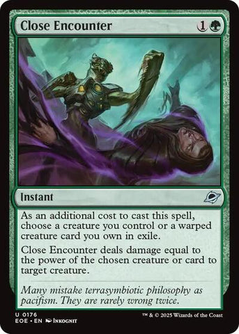 Close Encounter (Edge of Eternities) Near Mint Foil