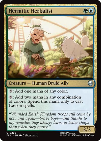 Hermitic Herbalist (Avatar: The Last Airbender) Near Mint Foil
