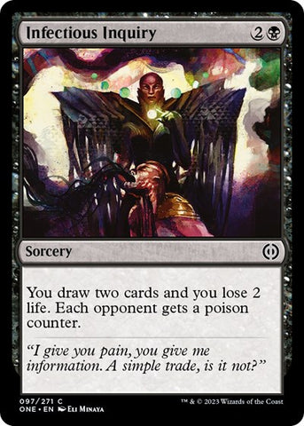 Infectious Inquiry (Phyrexia: All Will Be One) Near Mint Foil