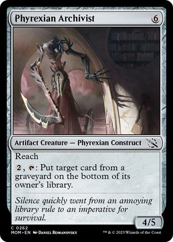 Phyrexian Archivist (March of the Machine) Near Mint Foil
