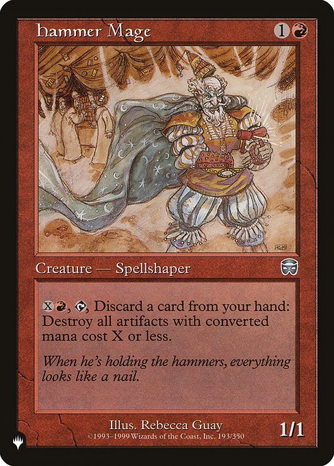 Hammer Mage (The List) Near Mint