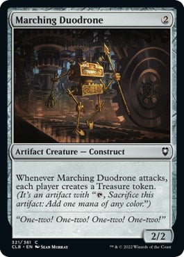 Marching Duodrone (Commander Legends: Battle for Baldur's Gate) Near Mint Foil
