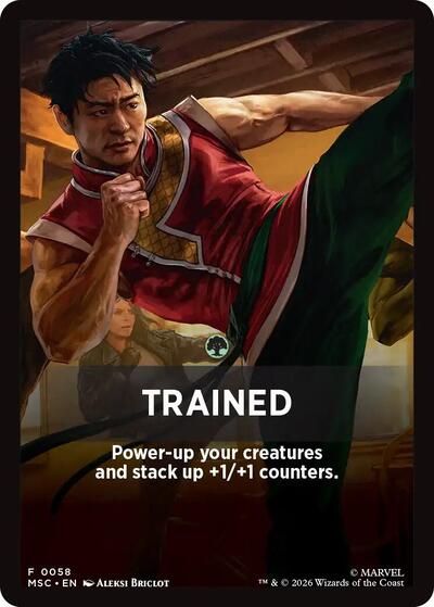 Trained Theme Card (Commander: Marvel Super Heroes) Near Mint