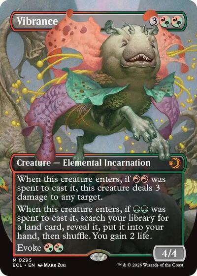 Vibrance (Borderless) (Lorwyn Eclipsed) Near Mint Foil
