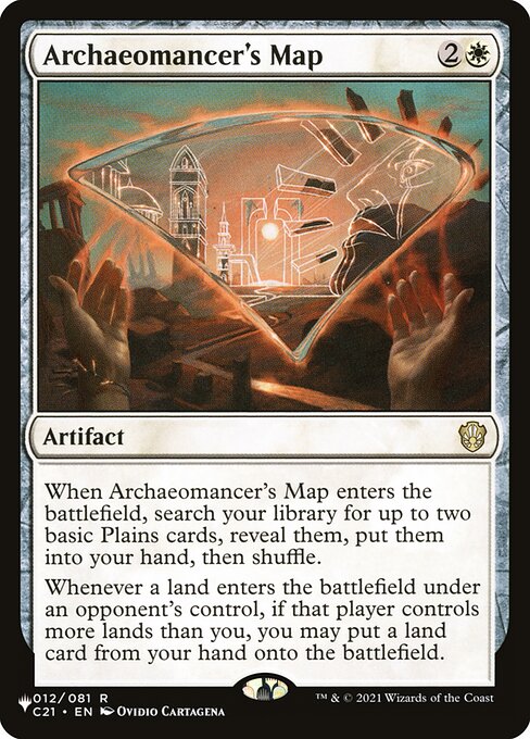 Archaeomancer's Map (The List) Near Mint