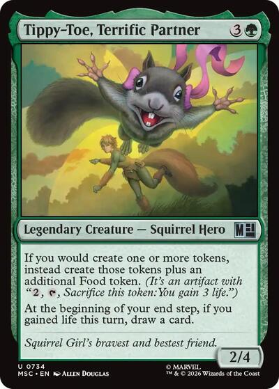 Tippy-Toe, Terrific Partner (Commander: Marvel Super Heroes) Near Mint Foil