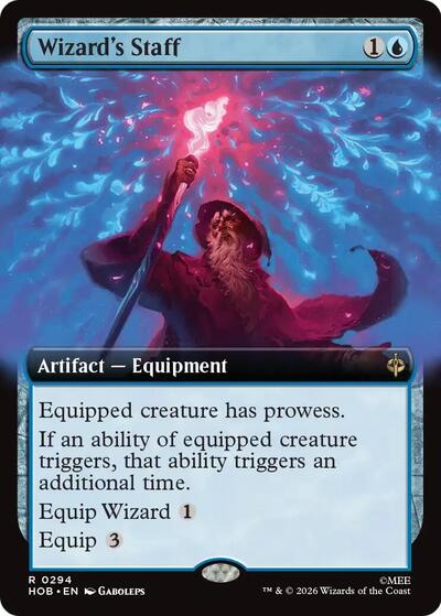 Wizard's Staff (Extended Art) (The Hobbit) Near Mint
