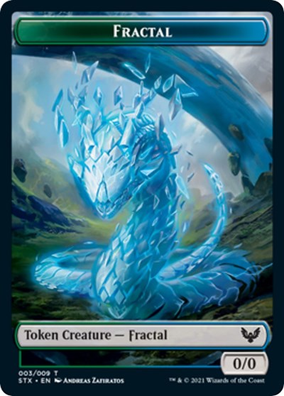 Fractal Token (Strixhaven: School of Mages) Near Mint