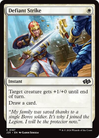 Defiant Strike (Foundations Jumpstart) Near Mint