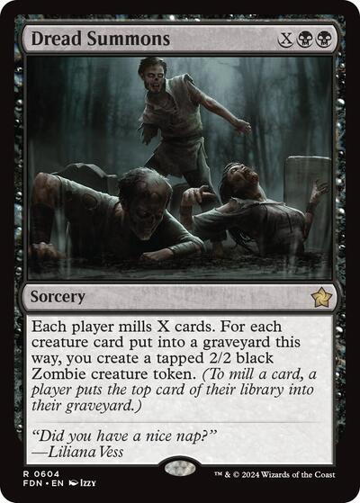 Dread Summons (Foundations) Near Mint