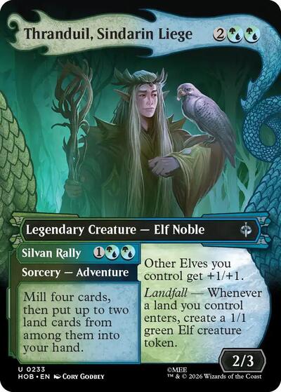 Thranduil, Sindarin Liege (Showcase) (The Hobbit) Near Mint Foil