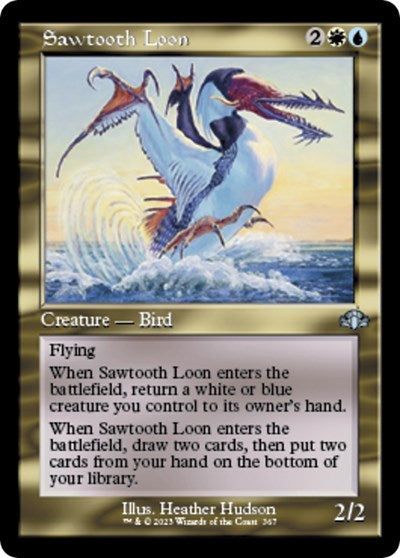 Sawtooth Loon (Retro Frame) (Dominaria Remastered) Near Mint