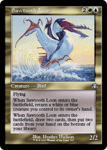 Sawtooth Loon (Retro Frame) (Dominaria Remastered) Near Mint