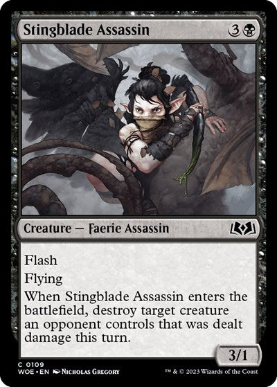 Stingblade Assassin (Wilds of Eldraine) Near Mint Foil