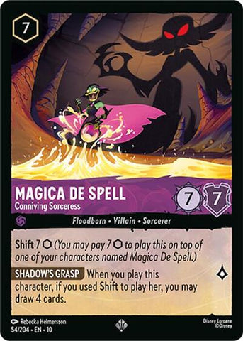 Magica De Spell - Conniving Sorceress (Whispers in the Well) Near Mint Cold Foil