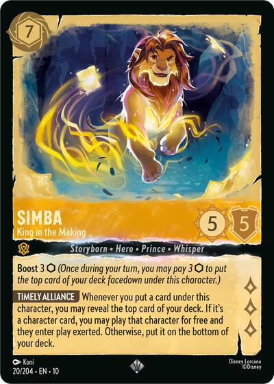 Simba - King in the Making (Whispers in the Well) Near Mint