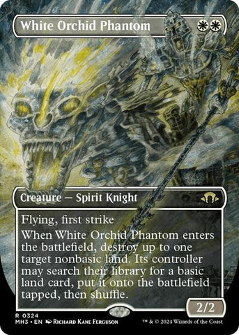 White Orchid Phantom (Borderless) (Modern Horizons 3) Near Mint