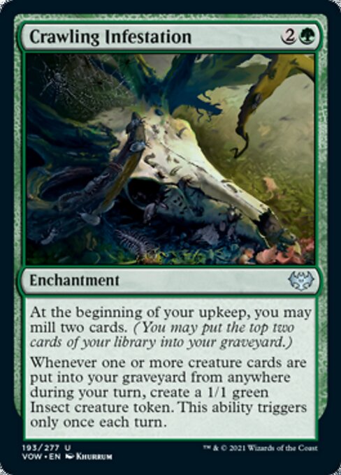 Crawling Infestation (Innistrad: Crimson Vow) Near Mint