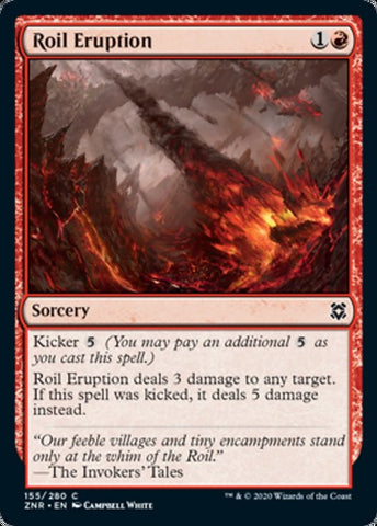 Roil Eruption (Zendikar Rising) Near Mint Foil