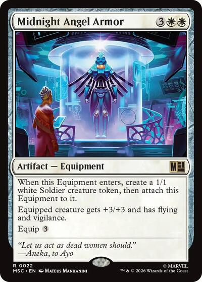 Midnight Angel Armor (Commander: Marvel Super Heroes) Near Mint