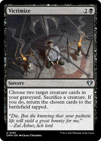 Victimize (Commander Masters) Near Mint