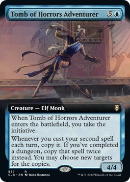 Tomb of Horrors Adventurer (Extended Art) (Commander Legends: Battle for Baldur's Gate) Near Mint
