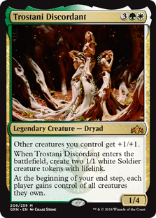 Trostani Discordant (Guilds of Ravnica) Light Play Foil