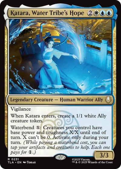 Katara, Water Tribe's Hope (Avatar: The Last Airbender) Near Mint Foil
