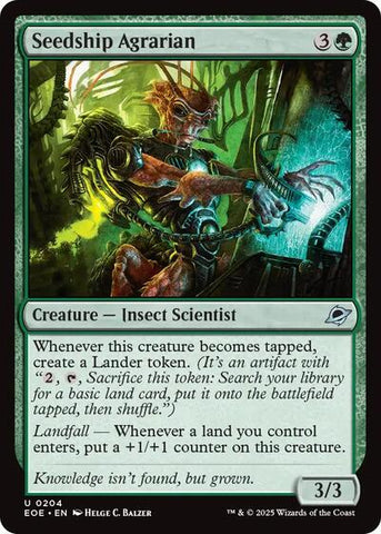 Seedship Agrarian (Edge of Eternities) Near Mint Foil