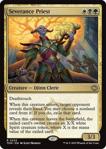 Severance Priest (Tarkir: Dragonstorm) Near Mint Foil