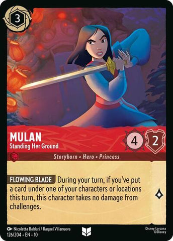 Mulan - Standing Her Ground (Whispers in the Well) Near Mint