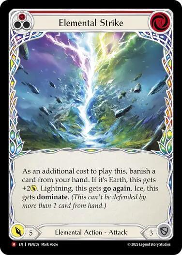 Elemental Strike (Compendium of Rathe) Near Mint Foil