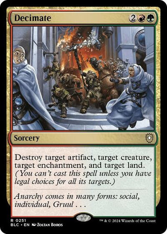 Decimate (Commander: Bloomburrow) Near Mint