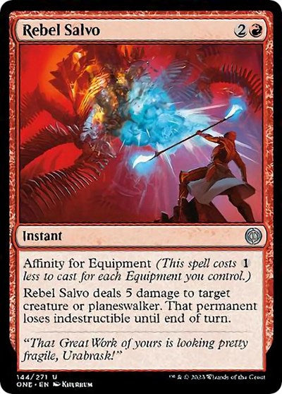 Rebel Salvo (Phyrexia: All Will Be One) Near Mint