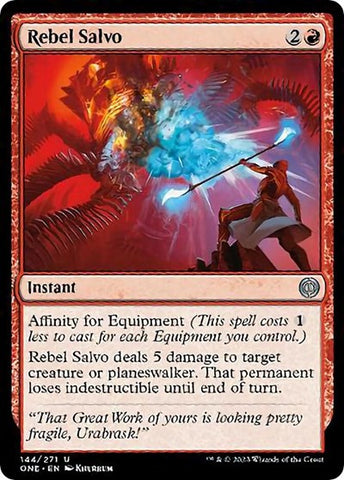 Rebel Salvo (Phyrexia: All Will Be One) Near Mint